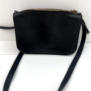 Black Madewell Leather Pouch Belt Bag/ Fanny Pack